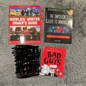Children’s Book Set of 3 Roblox,Among Us,Bad Guys